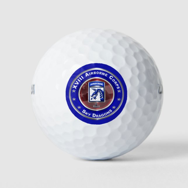 XVIII Im Flugzeug Korps - Sky Dragons Golfball (Vorderseite)
