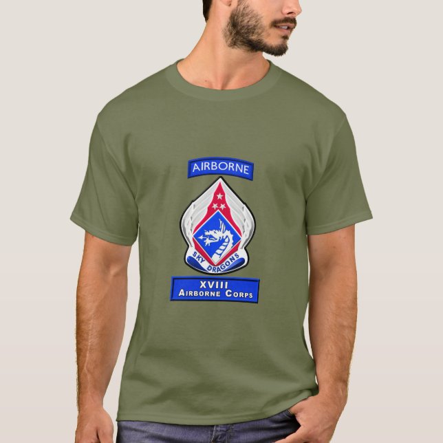 XVIII Im Flugzeug Korps T-Shirt (Vorderseite)