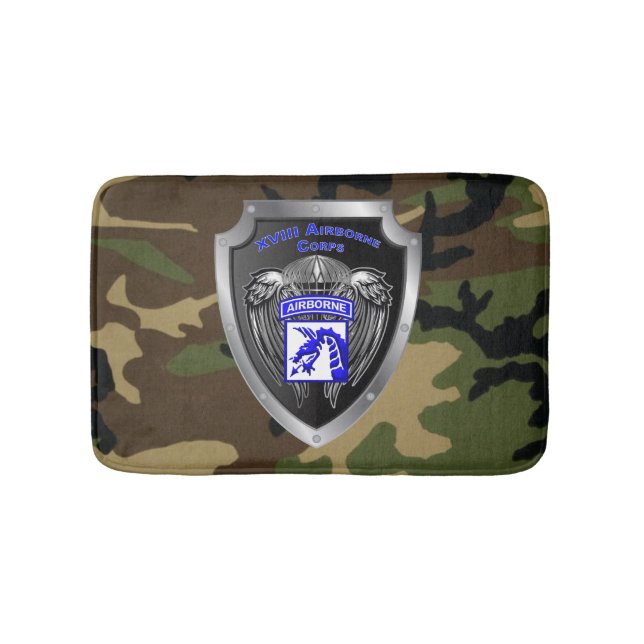 XVIII Im Flugzeug Korps Veteran Badematte (Vorderseite)