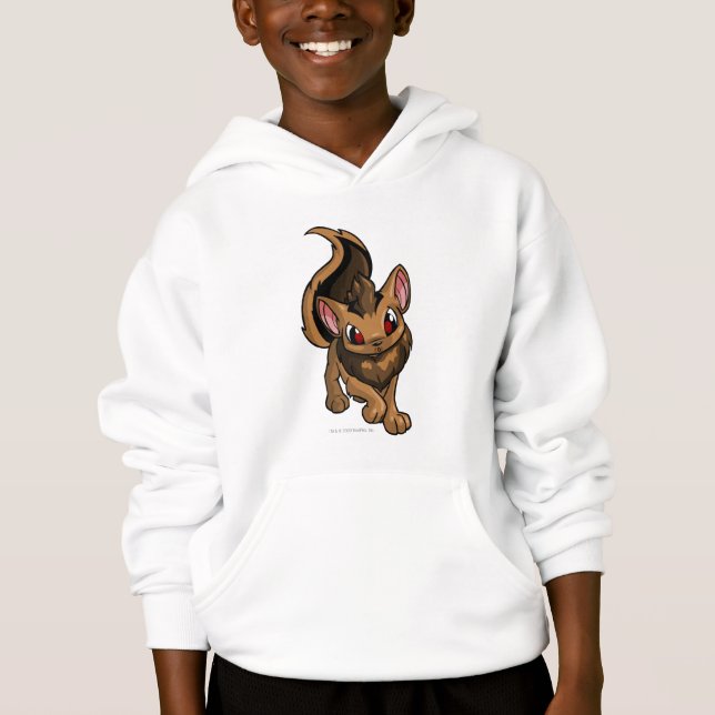 Xweetok Brown Hoodie (Vorderseite)