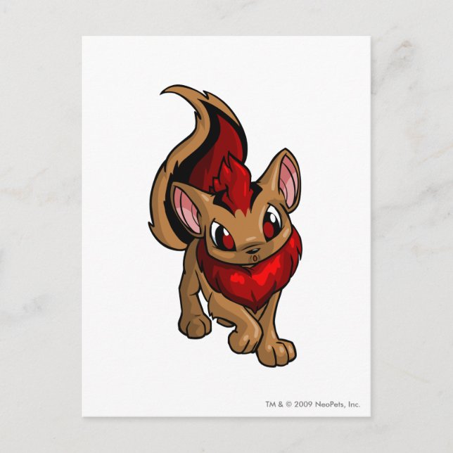 Xweetok Red Postkarte (Vorderseite)