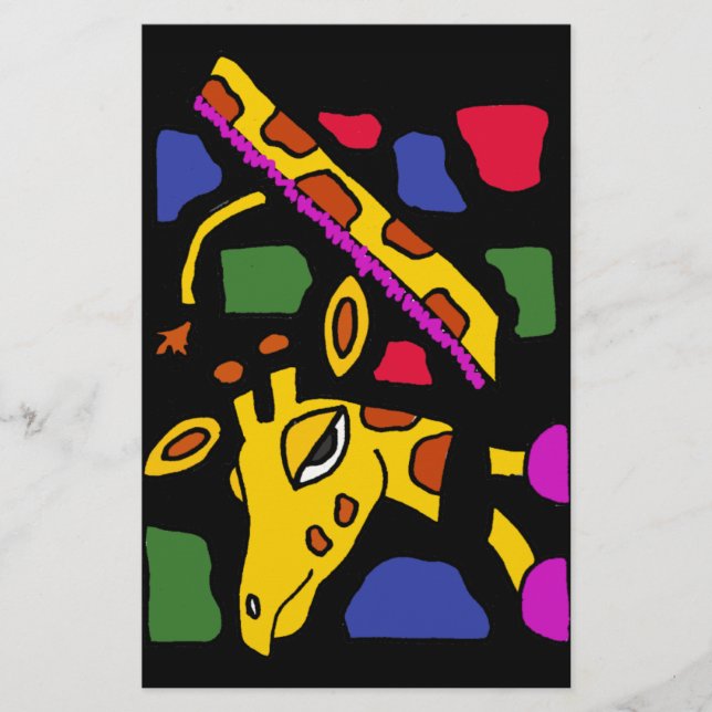 XX - Abstrakte Giraffe (Vorderseite)