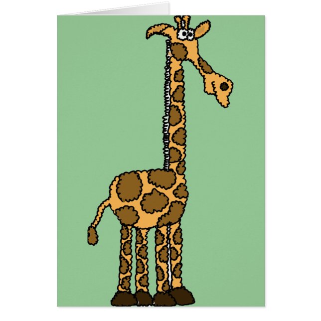 XX bande dessinée drôle de girafe (Devant)