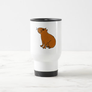 XX Capybara-Kunst Reisebecher