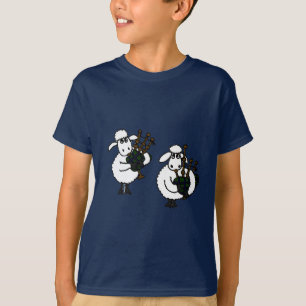 XX fantastische Schafe, die Bagpipes spielen T-Shirt