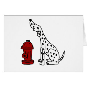 XX fantastischer Dalmatiner-Hund und Feuer-Hydrant