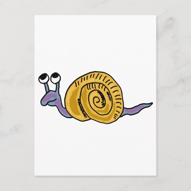 XX- Funky Snail Postkarte (Vorderseite)