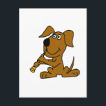 XX- Funny Brown Dog Playing Clarinet Postkarte<br><div class="desc">Unglaublich witzig niedlicher brauner Welpenhund, der Klarinette spielt, ist einzigartig und macht Spaß und eine tolle Geschenkidee. Er ist voller Persönlichkeit. Kann auch benutzerdefinierten Text bei der Bestellung hinzufügen. Stellen Sie sicher, dass Sie alle verschiedenen Designs unter http://www.zazzle.com/inspirationrocks* und http://www.zazzle.com/naturesmiles* und http://www.zazzle.com/petspower* und http://www.zazzle.com/tickleyourfunnybone* Karo erhalten.</div>