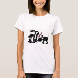 XX Hundeschnüffelnstinktier-Hintern-Cartoon T-Shirt