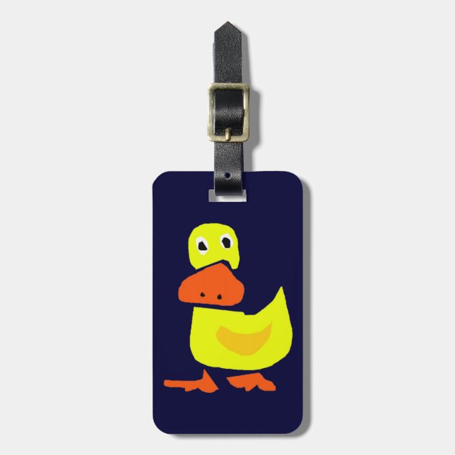 XX lustige ursprüngliche Kunst-Ente Gepäckanhänger (Vorderseite vertikal)