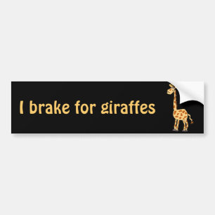 XX lustige ursprüngliche Kunst-Giraffe Autoaufkleber