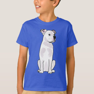 XX niedliche amerikanische Bulldogge mit T-Shirt