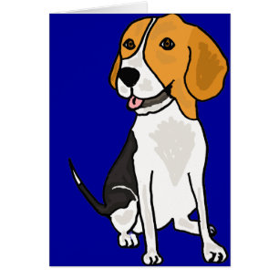 XX niedlicher Beagle-Cartoon