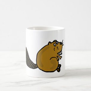 XX unglaublich witzig Biber-Cartoon Kaffeetasse