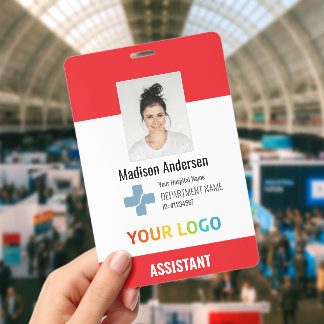 XXL Badge d'identité personnalisé d'employé d'hôpi