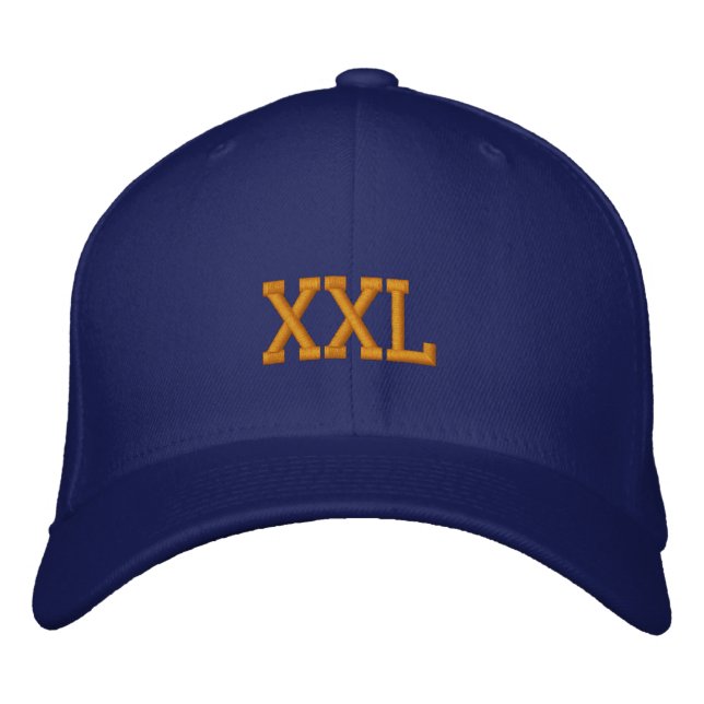 XXL BESTICKTE BASEBALLKAPPE (Vorderseite)