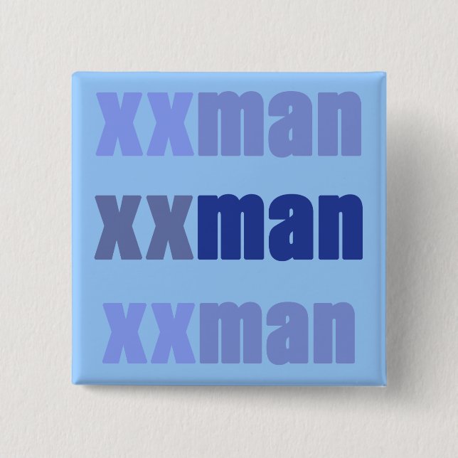 XXMan Button (Vorderseite)