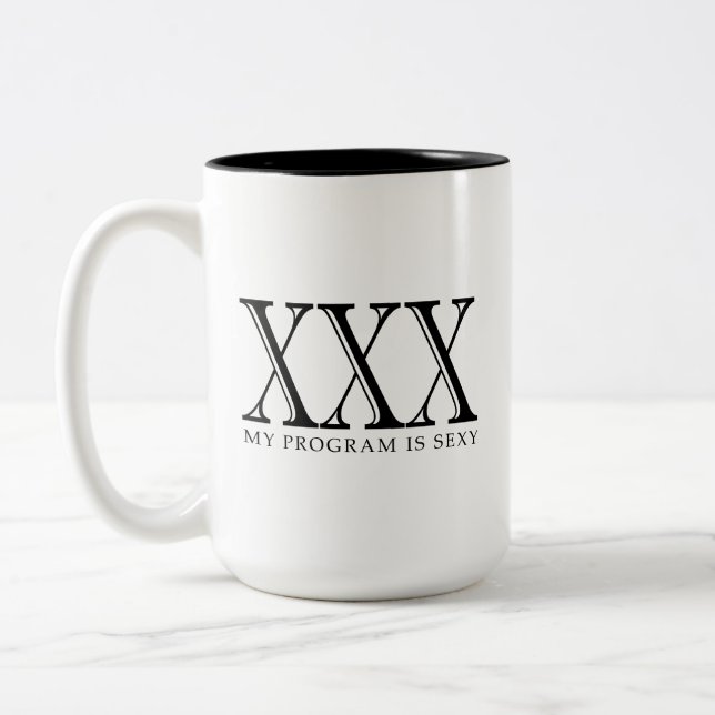 XXX mon programme est tasse de café sexy (Gauche)