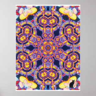 Xylem Kinetic Collage Kaleidoscope Poster