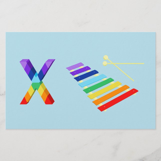Xylophon Papier (Vorderseite)