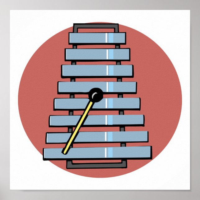 Xylophon Poster (Vorne)