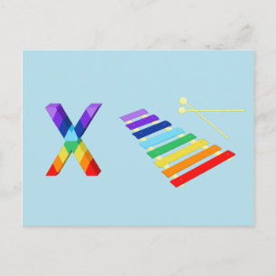 Xylophon Postkarte