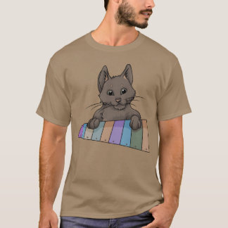 Xylophone Cat Vintag T-Shirt