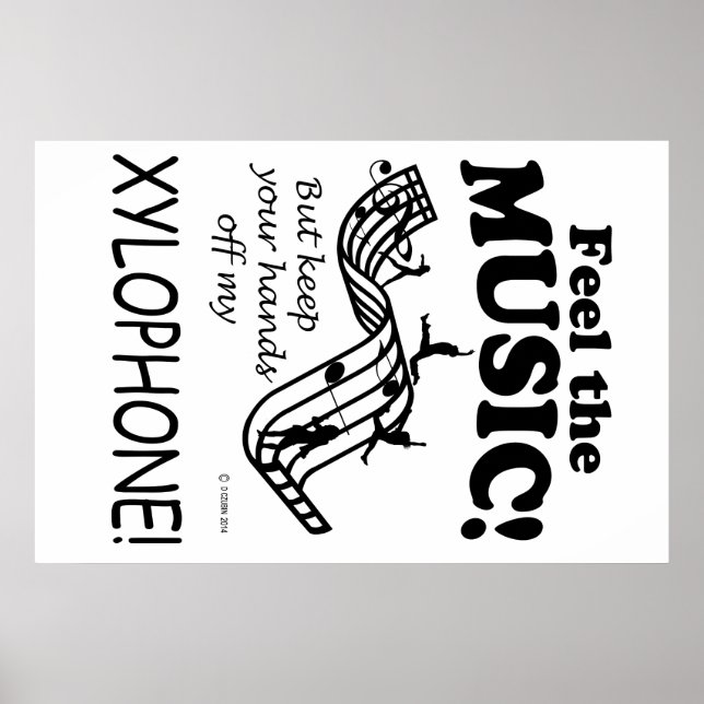 Xylophone fühlt sich wie Musik Poster (Vorne)