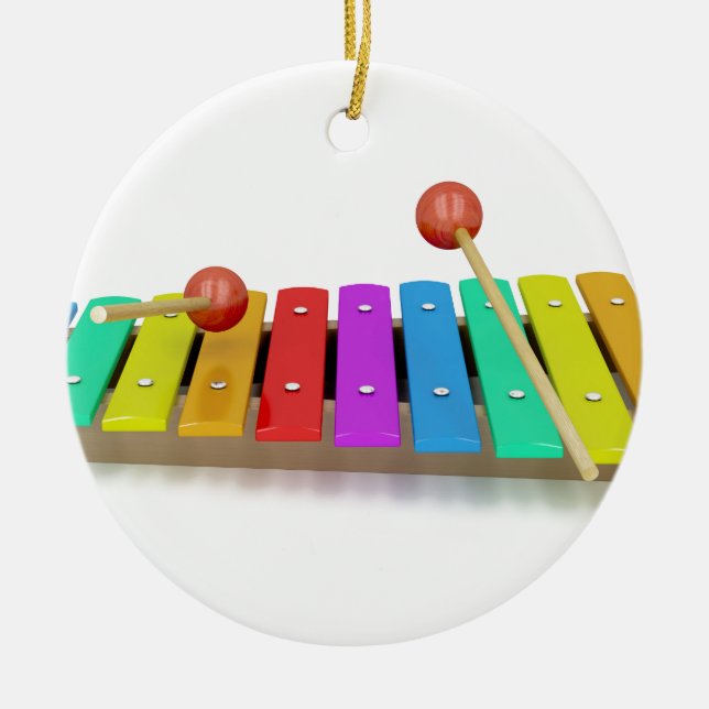 Xylophone Keramik Ornament (Vorne)