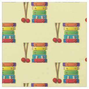 Xylophone Music Rainbow Kids Niedlich Stoff