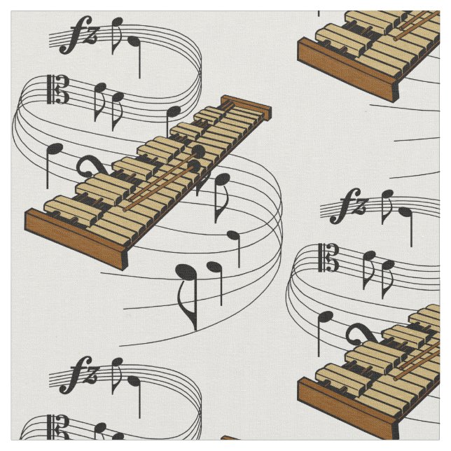 Xylophone Stoff (Nahaufnahme)
