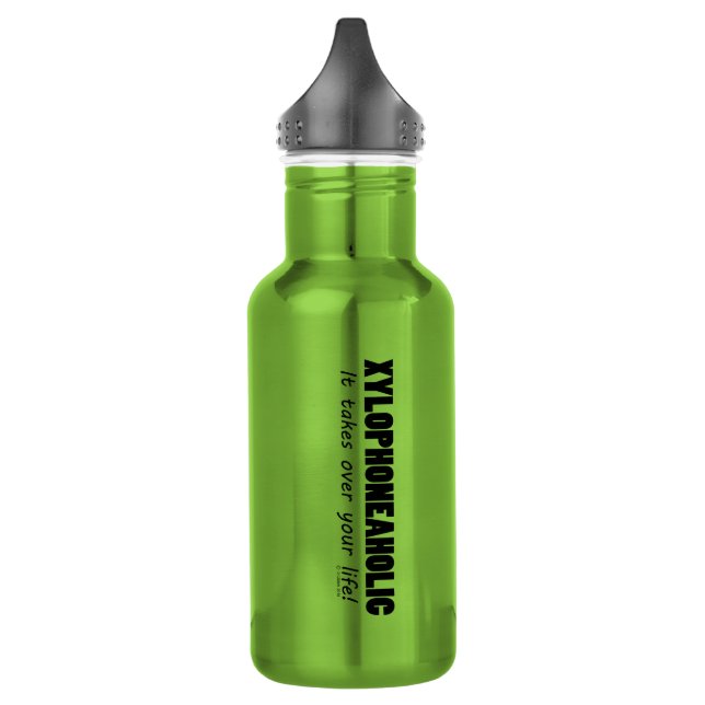 Xylophoneaholic Edelstahlflasche (Links)