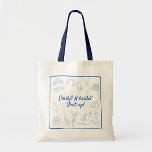 Y2K 2000er Filmprinzessin Bachelorette Custom Tragetasche
