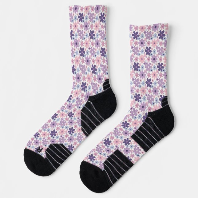 Y2K-Blumenmuster Socken (Links)