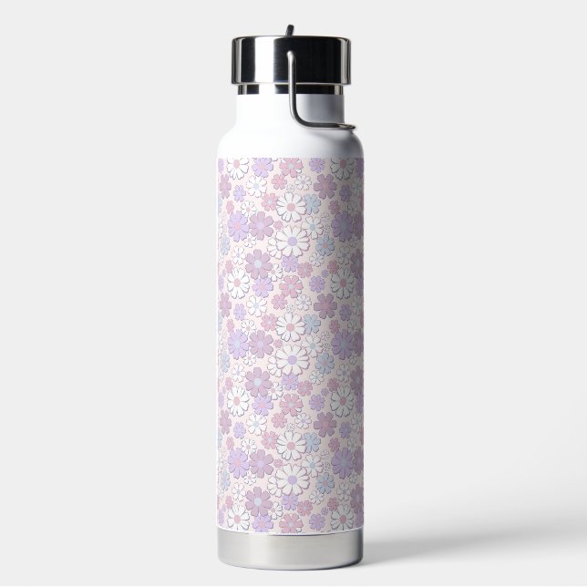 Y2K-Blumenmuster Trinkflasche (Links)