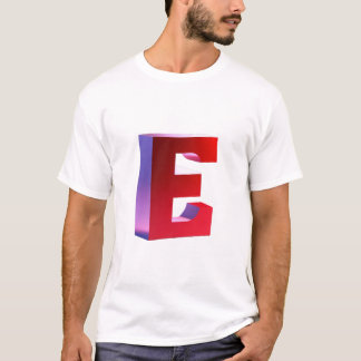Y2K Bubble Letters Chrome T-Shirt | Rosa Blau
