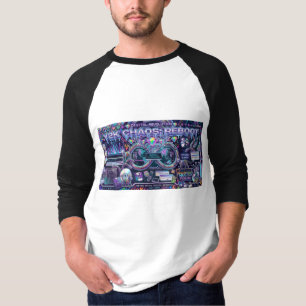 Y2K-Chaos-Neustart 3D Cyber-Retro-2000er-Ästhetik T-Shirt
