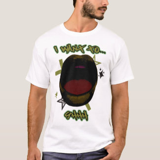 Y2K Design mit Mund - Ich wollte zu... T-Shirt
