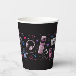 Y2K-Nostalgie-Partybecher Pappbecher