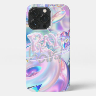 Y2K Regenbogen Hologramm Stil einzigartig für iPho iPhone 13 Pro Hülle