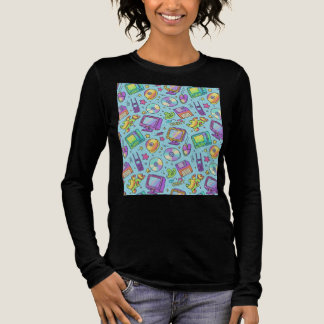 Y2K Retro-Tech-Ästhetik-Grafiken  Tri-Blend Shirt