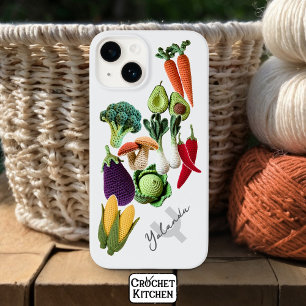 Y2K Stickerbomb Crochet Gemüsesammername Case-Mate iPhone 14 Hülle