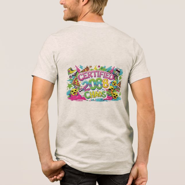 Y2K VIBES Gefärbte Krawatte Unisex T - Shirt (Rückseite)