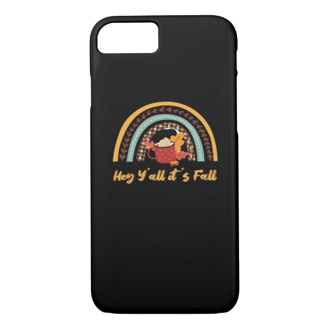Y’all It's Fall Y’all Funny Quote Case-Mate iPhone Hülle (Rückseite)