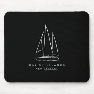 Y der Inseln Neuseeland Souvenir Segelsportgruppe Mousepad