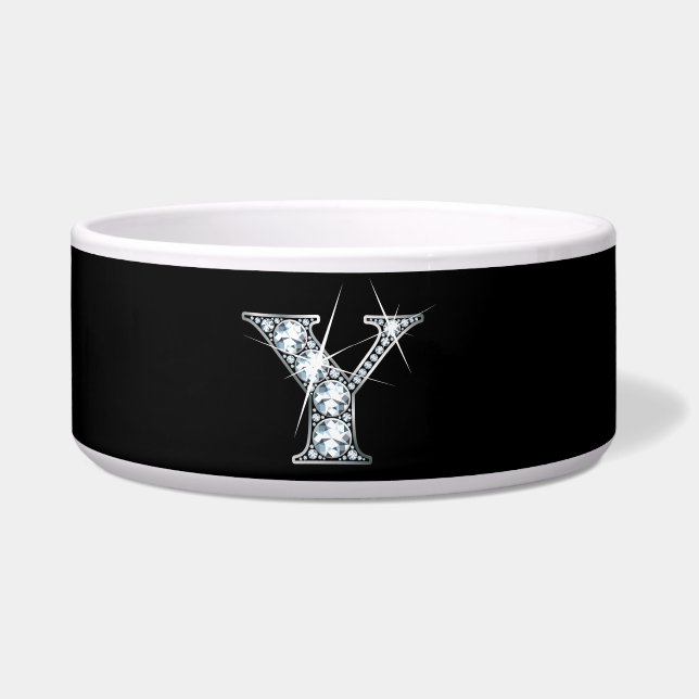 Y "Diamond Bling" Pet Bowl Napf (Vorderseite)