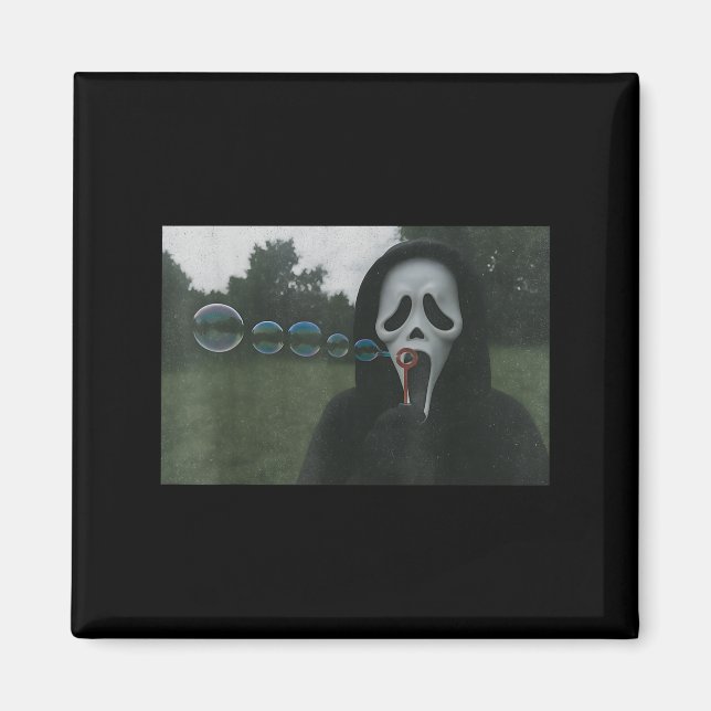 Y Face Blows Funny Horror Halloween Meme Magnet (Vorne)