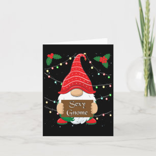 Y Gnome Matching Familie Weihnachten Pajamas X-mas Karte