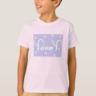 "Y God Y" Lavender Hintergrund T-Shirt