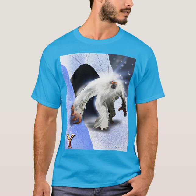 Y ist For Yeti T-Shirt (Vorderseite)